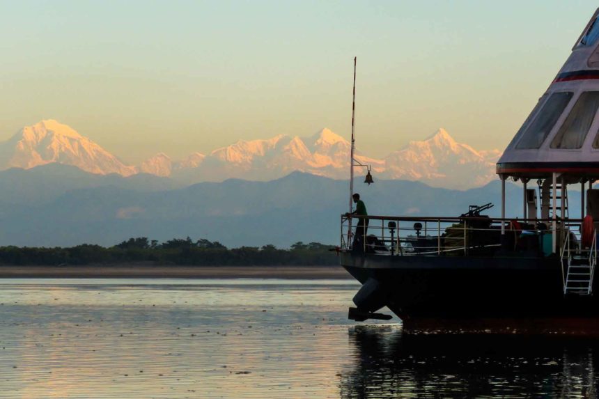 Sailing In The Shadow Of The Himalayas