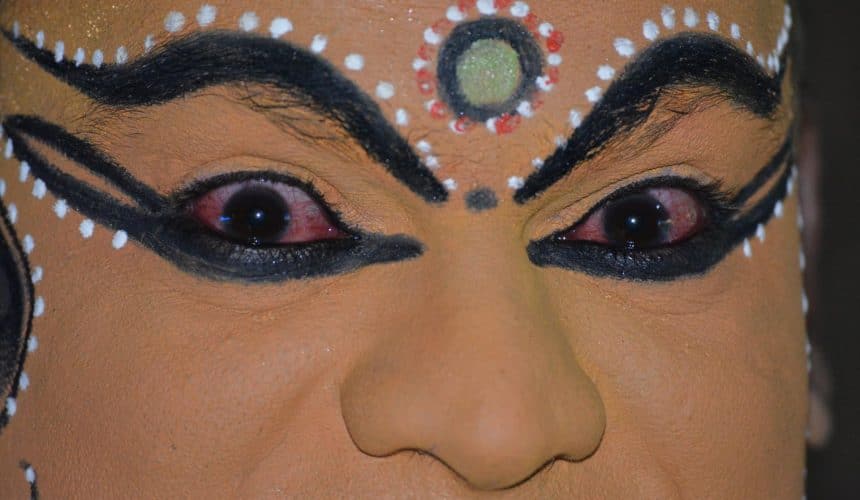 Character, Costuming and Facial Expression of Kathakali – the 400years old traditional performing art of Kerala